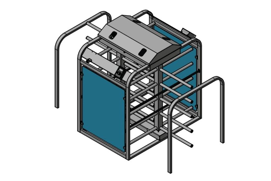 Halfhoge tourniquet T1400D
